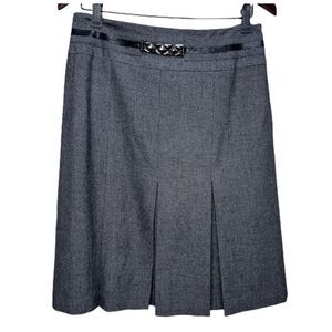 𝅺size 10 Conrad C Grey Pleated Skirt